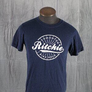 Vintage Graphic T-shirt - Ritchie Bike Polo Edmonton - Men's Small